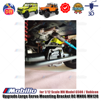 Upgrade Part Large Servo Mounting Bracket 3D Print for RC MN86 MN128 Crawler Adventure More Power Travel
