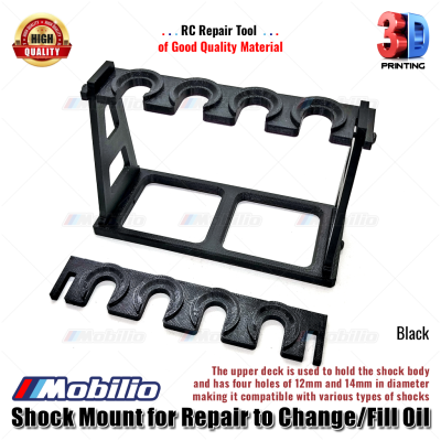 Shock Mounts 3D for Repair Changing the Oil Fill of RC Car Shock Stand Absorber