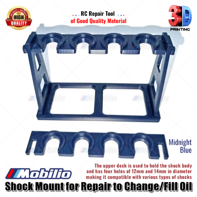Shock Mounts 3D for Repair Changing the Oil Fill of RC Car Shock Stand Absorber