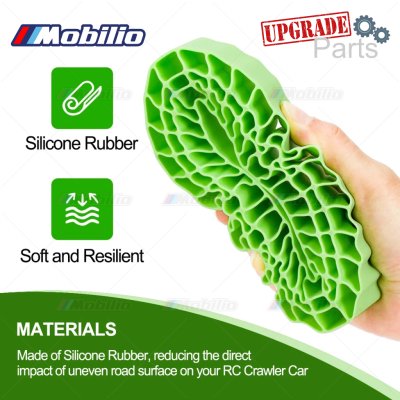 Upgrade Part 2.2" Tires Silicone Rubber Insert Foam Waterproof 125x45mm for 1/10 1/8 RC Crawler Car