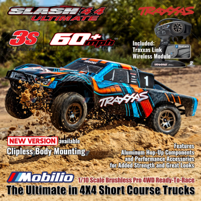 Traxxas Slash 4X4 Ultimate 1/10 Scale Brushless 4WD Short Course RTR