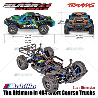 Traxxas Slash 4X4 Ultimate 1/10 Scale Brushless 4WD Short Course RTR