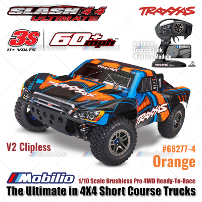Traxxas Slash 4X4 Ultimate 1/10 Scale Brushless 4WD Short Course RTR