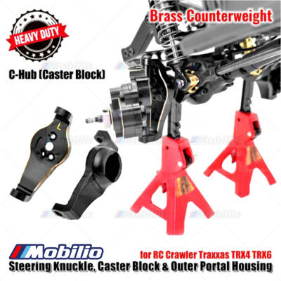 Upgrade Brass Steering Knuckle C-Hub Outer Portal Housing Traxxas TRX4