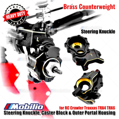 Upgrade Brass Steering Knuckle C-Hub Outer Portal Housing Traxxas TRX4