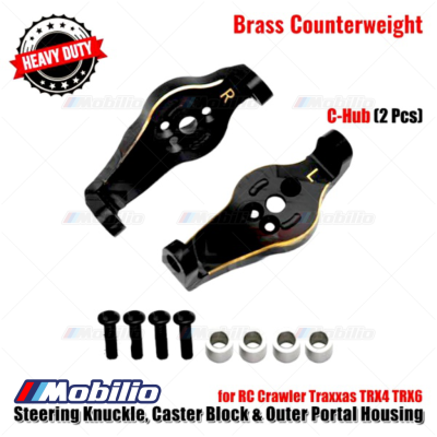 Upgrade Brass Steering Knuckle C-Hub Outer Portal Housing Traxxas TRX4