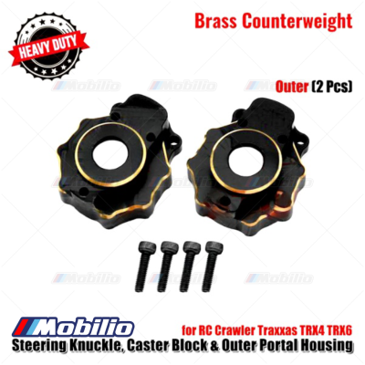 Upgrade Brass Steering Knuckle C-Hub Outer Portal Housing Traxxas TRX4