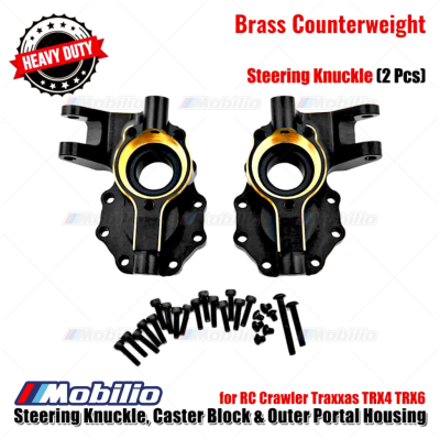Upgrade Brass Steering Knuckle C-Hub Outer Portal Housing Traxxas TRX4