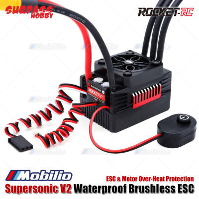 Surpass Hobby Rocket Supersonic V2 Waterproof Brushless ESC Over-Heat Protection RC Car