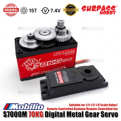 Surpass Hobby S7000M 70KG Digital Metal Gear Servo Suitable for 1/4 1/5 1/6 Scale Robot Remote-Controlled Airplane Remote-Controlled Car RC