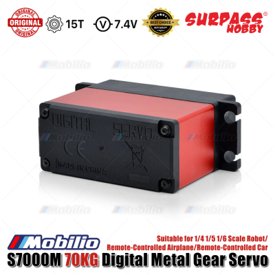 Surpass Hobby S7000M 70KG Digital Metal Gear Servo Suitable for 1/4 1/5 1/6 Scale Robot Remote-Controlled Airplane Remote-Controlled Car RC