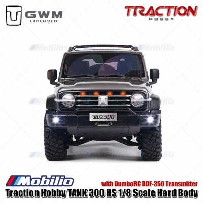 Traction Hobby TANK 300 HS 1/8 Scale Hard Body TANK300-HS RC Car Adventure Crawler RTR Remote Control