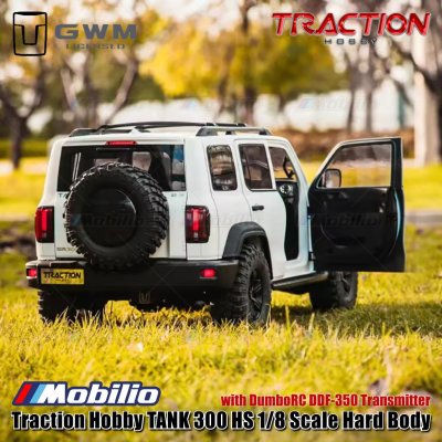 Traction Hobby TANK 300 HS 1/8 Scale Hard Body TANK300-HS RC Car Adventure Crawler RTR Remote Control