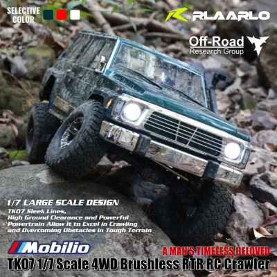 Rlaarlo TK07 1/7 Scale 4WD Brushless RTR 2.4GHz RC Crawler Adventure Off-Road Remote Control