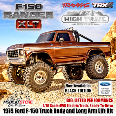 Traxxas TRX-4 1/10 High Trail 1979 Ford F150 Ranger XLT RC Truck Crawler Adventure