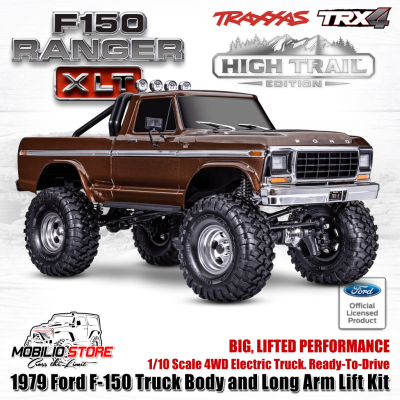 Traxxas 92046-4 TRX4 TRX-4 1/10 High Trail 1979 Ford F150 Ranger XLT RC Truck Clipless