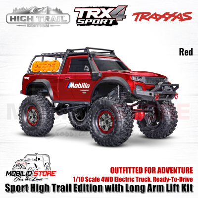 Traxxas 82044-4 TRX4 Sport High Trail Edition with Long Arm RC Crawler RTR 4WD Clipless