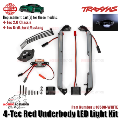 Traxxas Part #10590 4-Tec Underbody LED Light Kit RC Drift Ford Mustang
