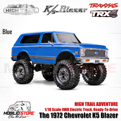 Traxxas 92086-4 TRX4 High Trail The 1972 Chevrolet K5 Blazer 1/10 4WD RTR RC Clipless