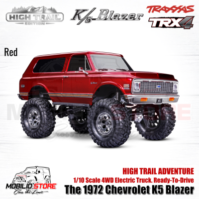 Traxxas 92086-4 TRX4 High Trail The 1972 Chevrolet K5 Blazer 1/10 4WD RTR RC Clipless