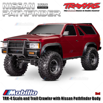 Traxxas 110056-4 TRX-4 Scale and Trail Crawler with Nissan Pathfinder RC 1/10 4X4 Waterproof RTR 2.4GHz TQi Adventure