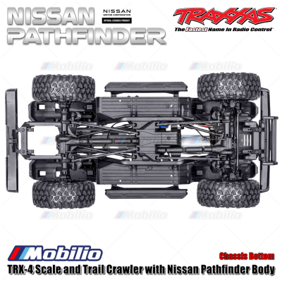 Traxxas 110056-4 TRX-4 Scale and Trail Crawler with Nissan Pathfinder RC 1/10 4X4 Waterproof RTR 2.4GHz TQi Adventure