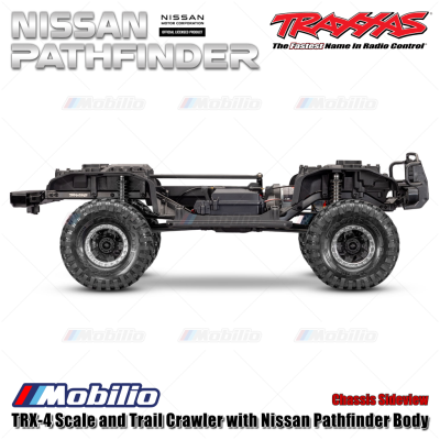 Traxxas 110056-4 TRX-4 Scale and Trail Crawler with Nissan Pathfinder RC 1/10 4X4 Waterproof RTR 2.4GHz TQi Adventure