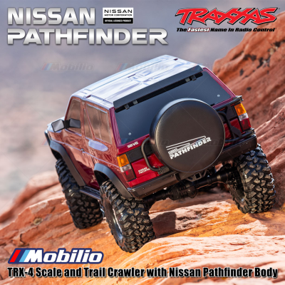 Traxxas 110056-4 TRX-4 Scale and Trail Crawler with Nissan Pathfinder RC 1/10 4X4 Waterproof RTR 2.4GHz TQi Adventure