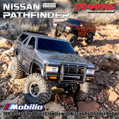 Traxxas 110056-4 TRX-4 Scale and Trail Crawler with Nissan Pathfinder RC 1/10 4X4 Waterproof RTR 2.4GHz TQi Adventure