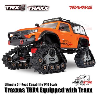 Traxxas 82034-4 TRX-4 Equippped Traxx RC 1/10 Trail Crawler Truck RTR Clipless