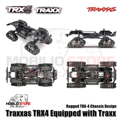 Traxxas TRX-4 Equipped Traxx RC 1/10 Trail Crawler Truck RTR Adventure