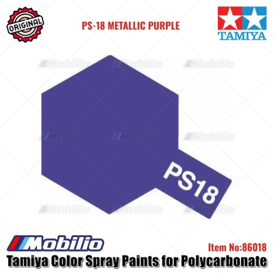 Tamiya Color Spray Paints for Polycarbonate All Variants PS PS1-PS63 and PS-Dark-Blue