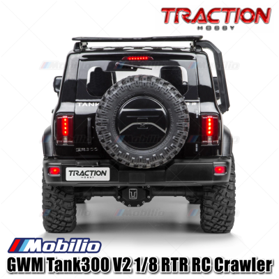 Traction Hobby TANK 300 V2 1/8 Scale 4WD TANK300 V2 RC Car Adventure Crawler RTR Remote Control