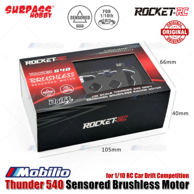 Surpass Hobby Rocket-RC Thunder 540 Sensored Brushless Motor for 1/10 RC Car Drift Competition Remote Control