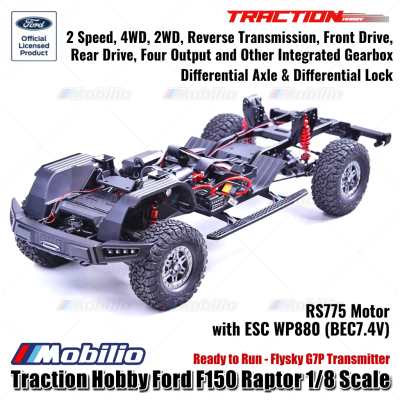 Traction Hobby Ford F150 Raptor 1/8 Scale RTR RC Crawler Adventure Car