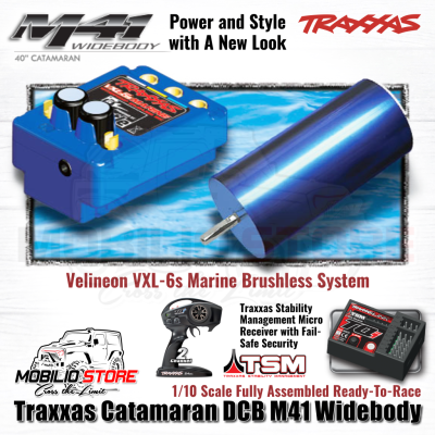 Traxxas Catamaran DCB M41 Brushless Widebody 1/10 Scale Assembled RTR