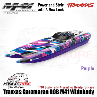 Traxxas 57046-4 Catamaran DCB M41 Brushless Widebody 1/10 Scale Assembled RTR