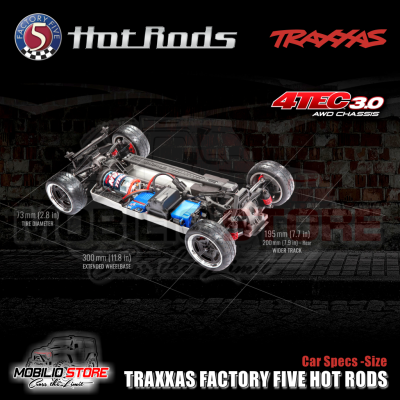 Traxxas 4-Tec 3.0 Hot Rods Coupe Truck Factory Five 2S Classic Car RTR