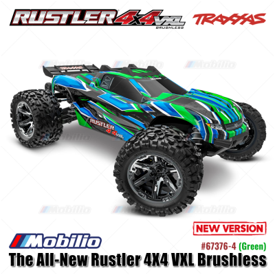 Traxxas Rustler 4X4 VXL Brushless 1/10 Scale Waterproof RTR The Stadium Truck Redefined