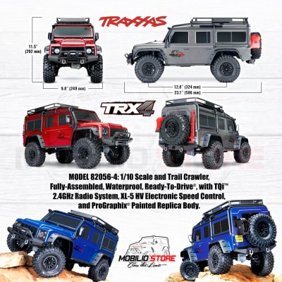 Traxxas TRX-4 Land Rover Defender 1/10 RTR Rock Crawler RC Adventure