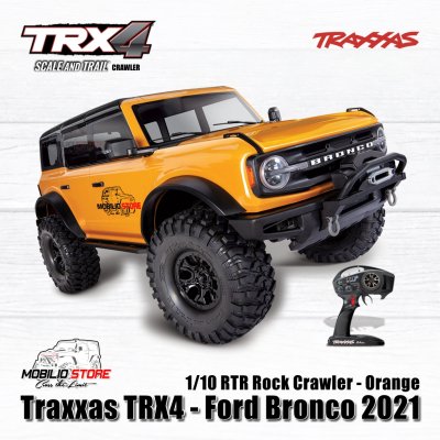 Traxxas 92076-4 TRX4 All New 2021 Bronco 4x4 1/10 RTR Rock Crawler clipless