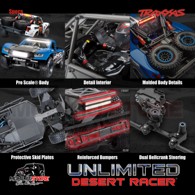 Traxxas UDR Unlimited Desert Racer Pro Scale 4x4 6S RC Short Course