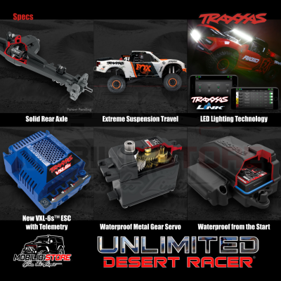 Traxxas UDR Unlimited Desert Racer Pro Scale 4x4 6S RC Short Course