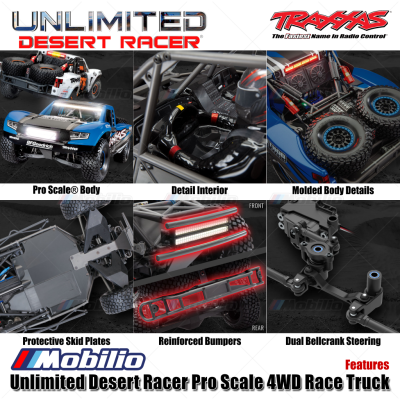 Traxxas UDR Unlimited Desert Racer Pro Scale 4x4 6S RC Short Course