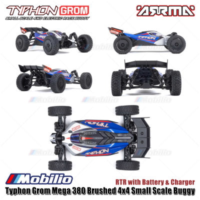 Arrma Typhon Grom Mega 380 Brushed 4x4 1/14 Small Scale Buggy RTR #ARA2106