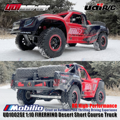 UDIR/C UD-1002SE FIRERHINO Desert Short Course Truck UD1002SE RC High-Performance 1:10 Scale RTR