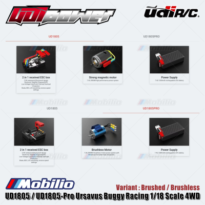 UDIR/C UD1805 / UD1805-Pro Ursavus Buggy Racing 1/18 Scale 4WD 2.4GHz ESP Gyro RC Car RTR