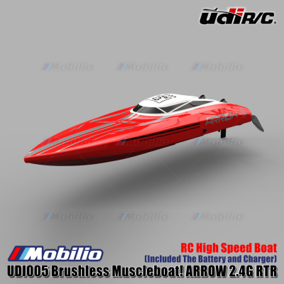 UDIR/C UDI005 Brushless Muscleboat! ARROW 2.4G RC High Speed Boat RTR