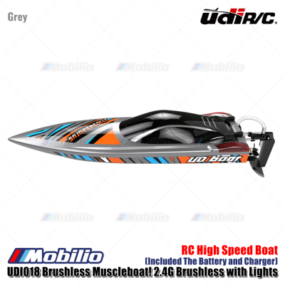 UDIR/C UDI018 Brushless Muscleboat! 2.4G Brushless with Lights RC High Speed Boat RTR