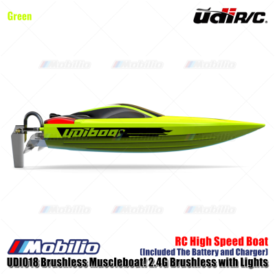 UDIR/C UDI018 Brushless Muscleboat! 2.4G Brushless with Lights RC High Speed Boat RTR